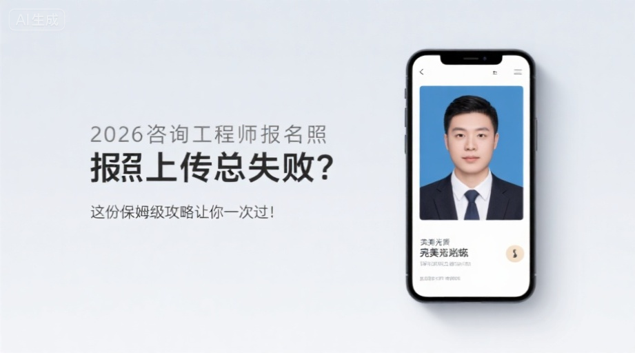 2026咨询工程师报名照上传总失败？这份保姆级攻略让你一次过！相关示意图1
