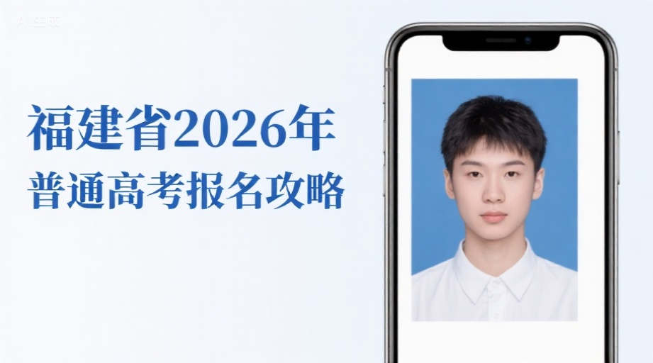 2026福建高考报名开启！证件照上传避坑指南相关示意图1
