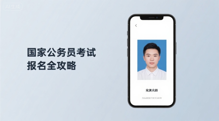 2026国考报名照上传总失败？一键生成合规证件照技巧速看！相关示意图1