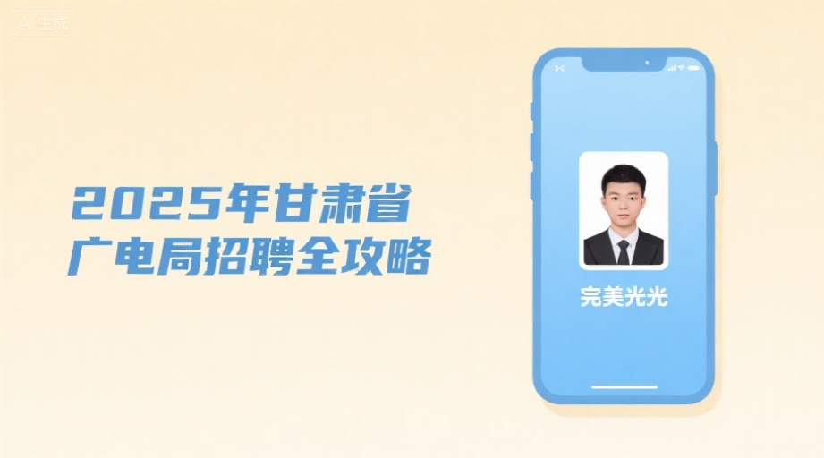 甘肃省事业单位招聘照片上传必看！报名照审核不通过怎么办？相关示意图1