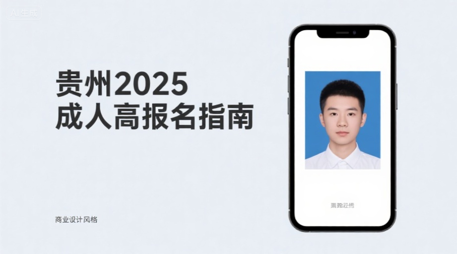 贵州2026成人高考报名开启！照片要求详解+流程全攻略相关示意图1