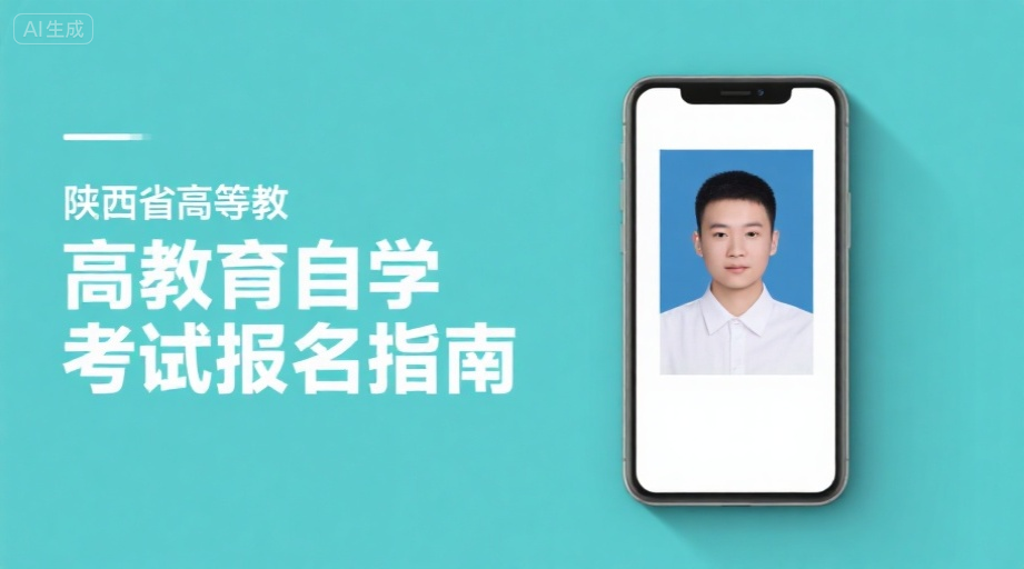 2026陕西自考报名倒计时！照片上传总失败？这份攻略助你一次过审相关示意图1