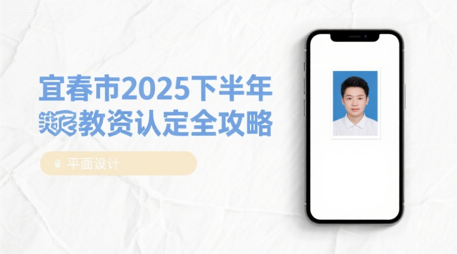 宜春教资认定必看！报名照上传失败急救指南（附详细制作攻略）相关示意图1