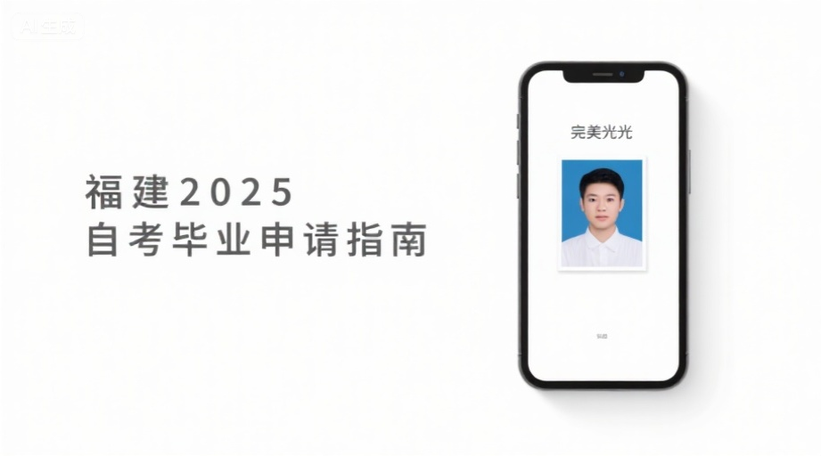 2026福建自考毕业申请必看！照片上传一次通过技巧相关示意图1