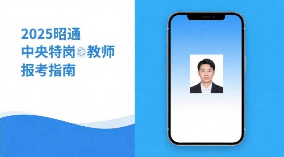 昭通特岗教师报名照上传不通过？2026年报名要求+手机制作全攻略相关示意图1