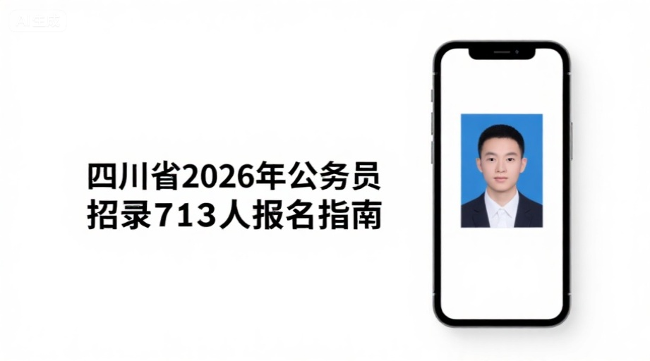 2026四川省考报名倒计时！照片上传避坑指南+流程图解相关示意图1