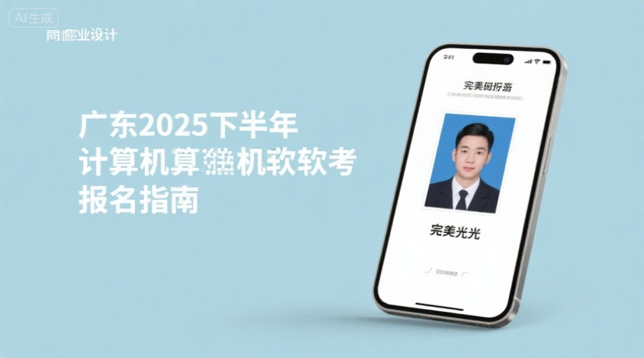 广东2026下半年软考报名倒计时！一键生成合规证件照攻略相关示意图1