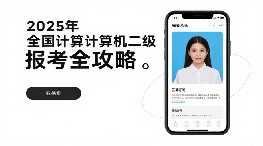 2026计算机二级报名照总不过？手把手教你30秒搞定相关示意图1
