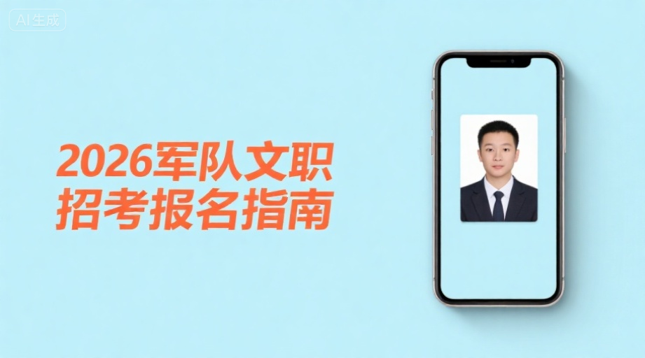 2026军队文职报名照如何上传成功？手机报名照片上传全攻略相关示意图1