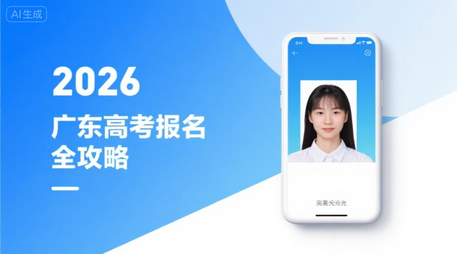 2026广东高考报名照上传必看！三步解决审核失败难题相关示意图1