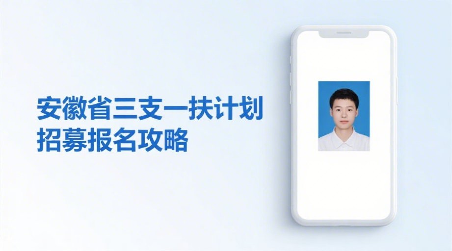 2026安徽三支一扶报名必看：证件照上传避坑指南相关示意图1