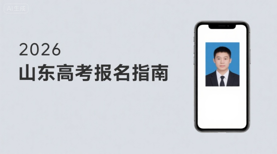 2026山东高考报名启动！证件照要求详解+手机一键制作攻略相关示意图1
