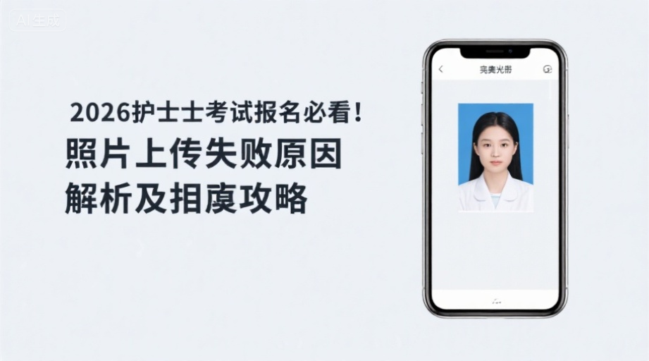 2026护士考试报名必看！照片上传失败原因解析及快速解决攻略相关示意图1