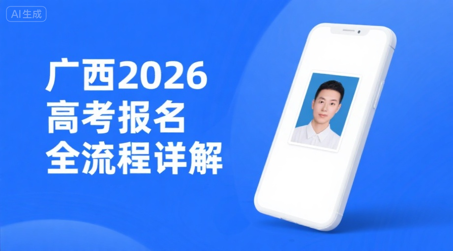 广西2026高考报名照上传全攻略！避开这7大坑必过审相关示意图1
