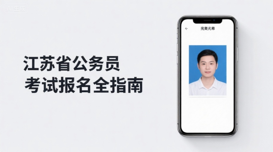 江苏省考报名照上传总失败？这份2026年报名攻略快收藏相关示意图1