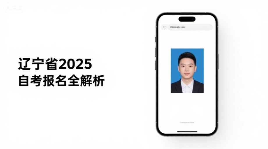 报名照总被拒？2026辽宁自考报名攻略+照片制作教程相关示意图1