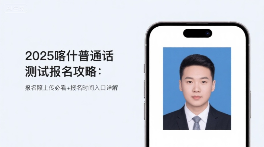 2026喀什普通话测试报名攻略：报名照上传必看+报名时间入口详解相关示意图1