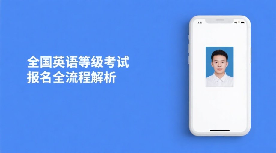 2026全国英语等级考试报名照攻略｜手机3步搞定合格证件照相关示意图1