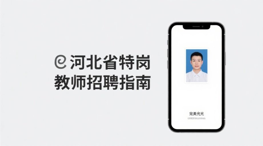 2026河北特岗教师报名攻略：证件照一次过审+手机制作全流程相关示意图1