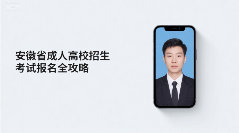 2026安徽成考报名启动！证件照上传避坑指南，一次过审诀窍相关示意图1