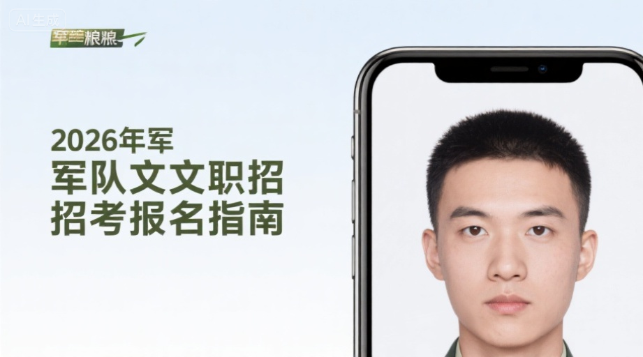 2026军队文职报名照上传必看：照片审核一次过技巧相关示意图1