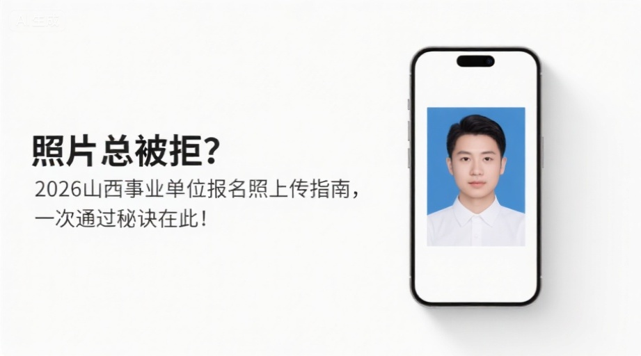 照片总被拒？2026山西事业单位报名照上传指南，一次通过秘诀在此！相关示意图1