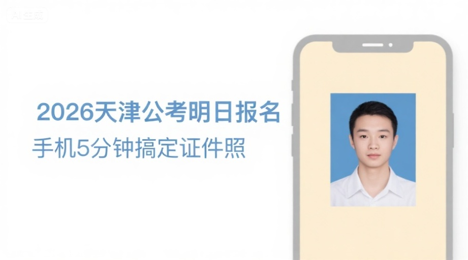 2026天津公务员考试报名照上传全攻略！一键解决‘审核失败’难题相关示意图1
