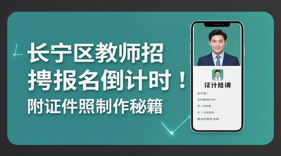 长宁区2026教师招聘354岗报考指南：手把手教你制作合规证件照相关示意图1