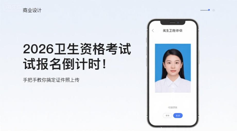 2026卫生资格考试报名倒计时！手把手教你搞定证件照上传（2）相关示意图1