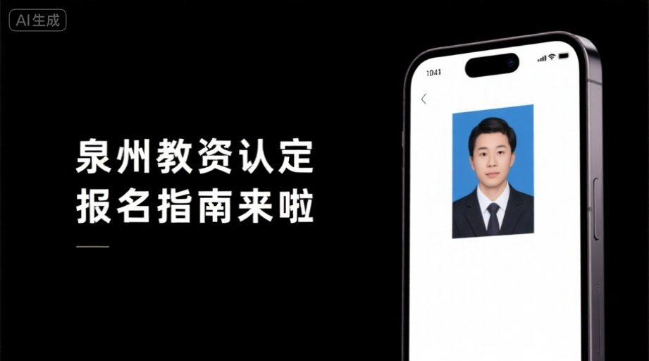 2026泉州教资认定全攻略：报名流程+照片要求一次说清相关示意图1
