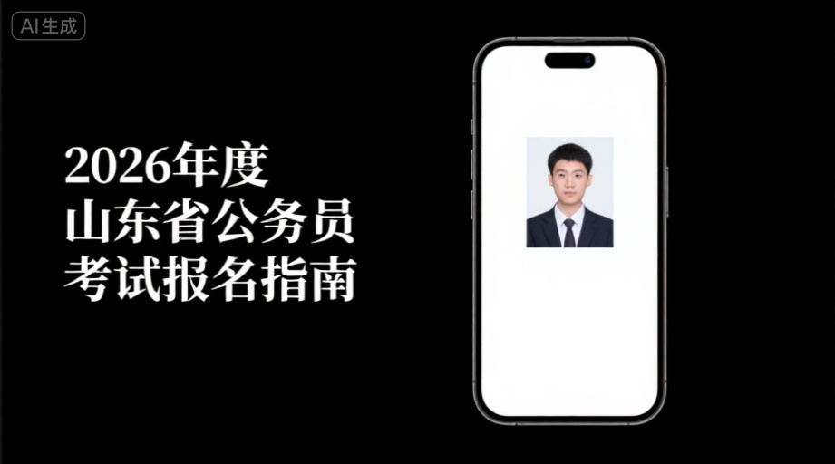 2026山东公务员报名通关秘籍：照片上传必过攻略｜附详细制作教程相关示意图1