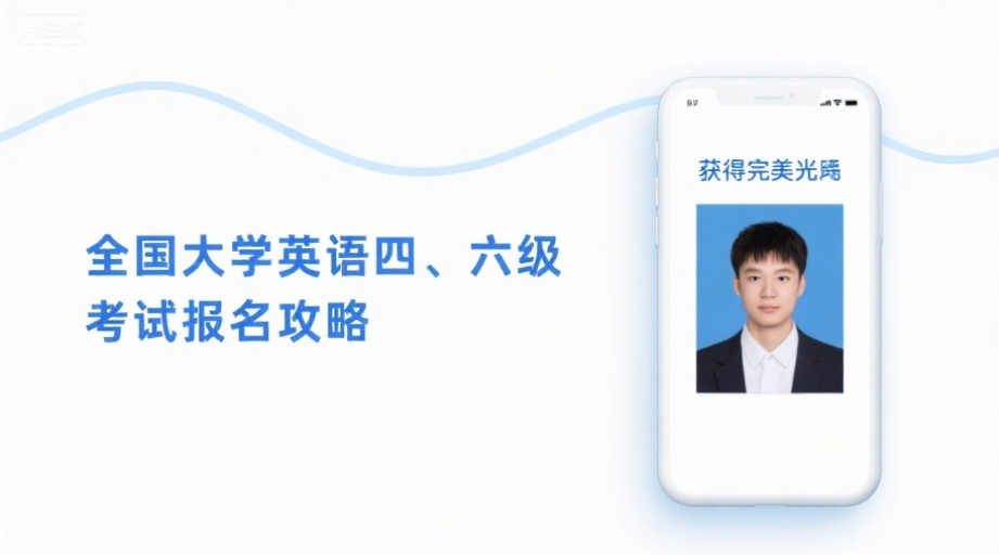 2026英语四六级报名照上传失败？一招搞定证件照要求！相关示意图1