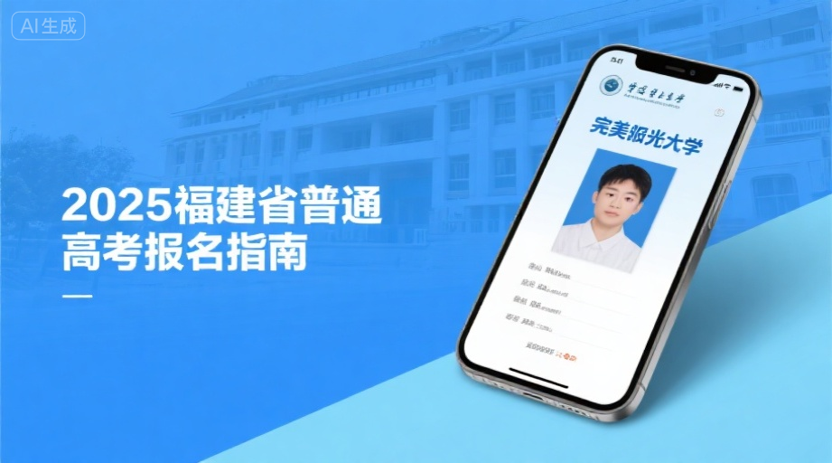 2026福建高考报名倒计时！手机1分钟生成合规证件照攻略相关示意图1