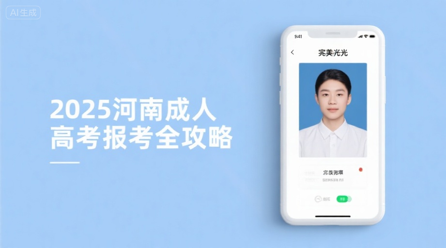 河南省2026成考报名照总被拒？一招解决上传难题！相关示意图1