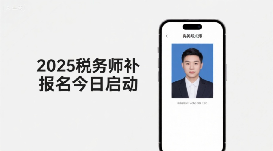 2026税务师补报名紧急攻略！照片上传必过技巧+官方审核工具使用指南相关示意图1