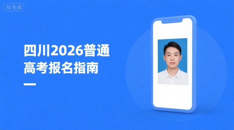 四川2026高考报名照全攻略：尺寸要求+手机制作教程相关示意图1