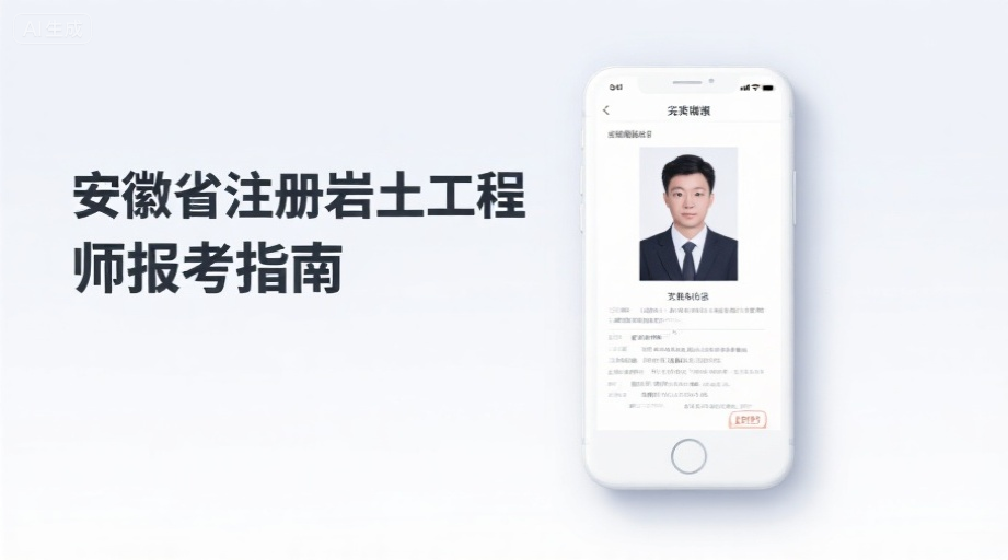 2026安徽省注册岩土考试报名攻略：照片上传一次过！相关示意图1