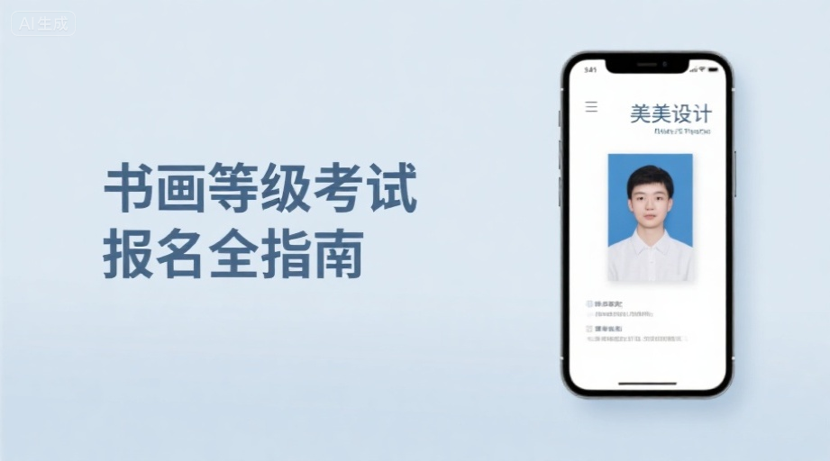 2026书画等级考试报名必看！照片上传一次过的秘诀相关示意图1