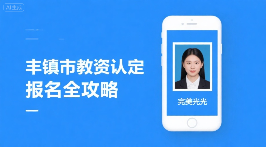 2026教师资格认定照片要求详解！一键生成合格证件照相关示意图1