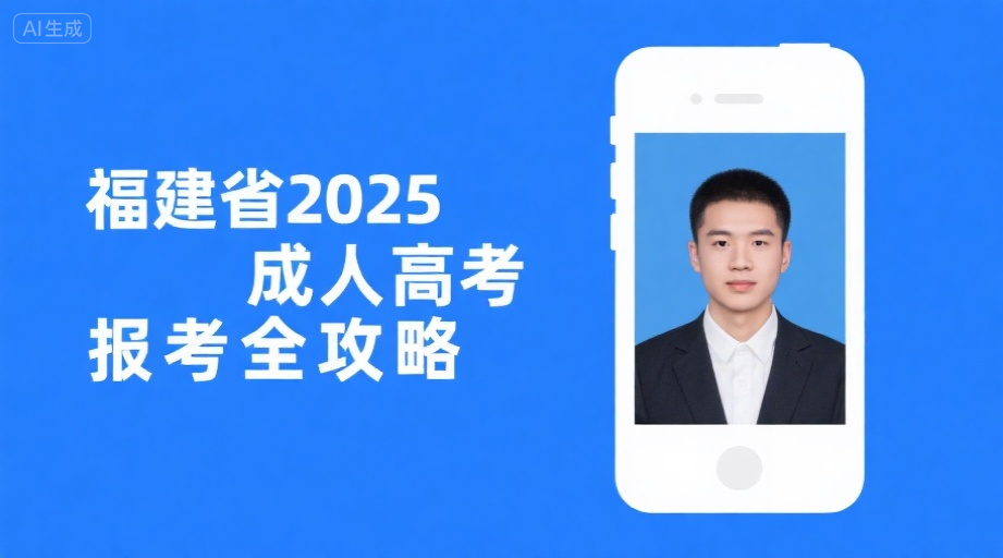 2026福建成考报名照上传总失败？一招教你快速过审相关示意图1