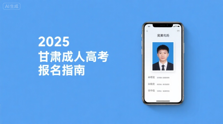 2026甘肃成考报名启动！照片上传总失败？一文解决所有难题相关示意图1