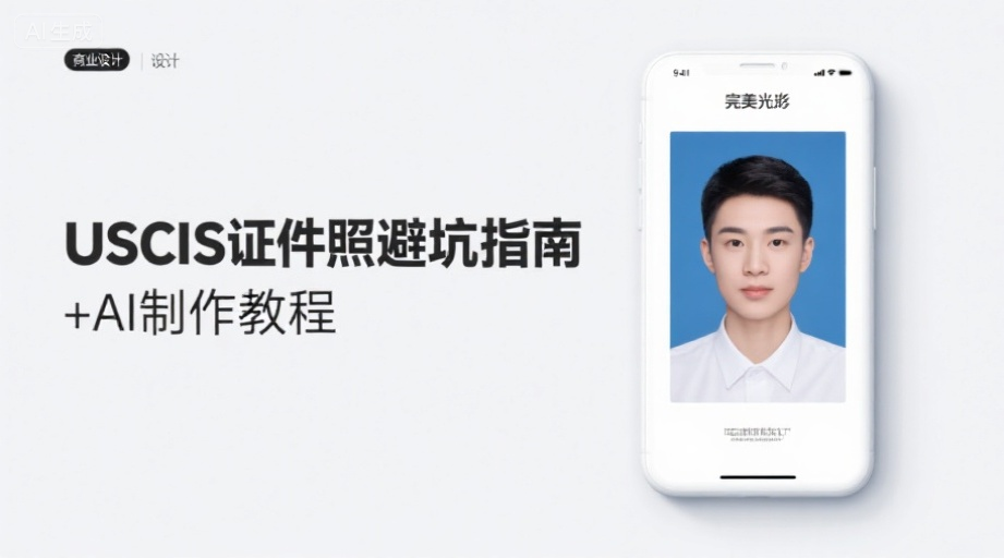 2025美国移民申请全指南：手把手教你搞定USCIS证件照相关示意图1