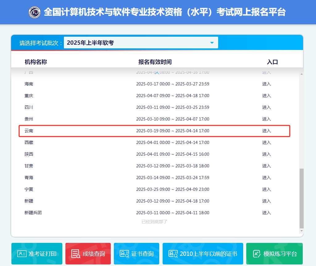 2026云南软考高级报名攻略：时间入口+照片要求全解析相关示意图2