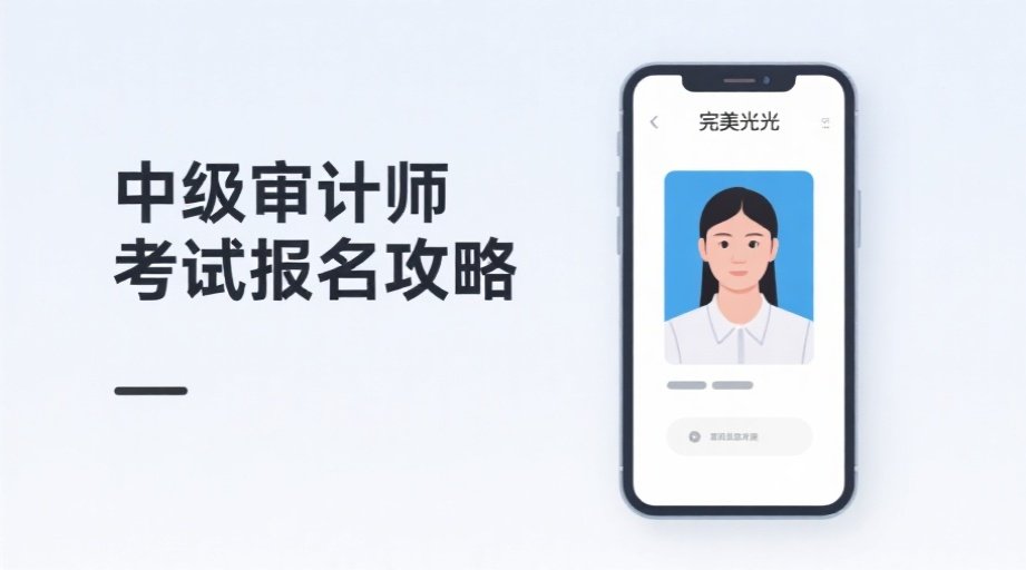 2026中级审计师报考必看！照片审核+报名流程全解析相关示意图1